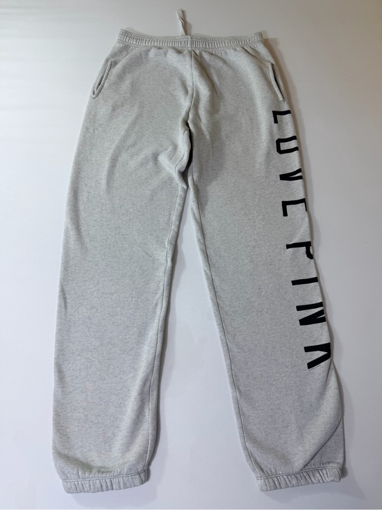 PINK Victoria's Secret Pants - Victoria’s Secret LOVE PINK Gray Jogger Sweatpants Drawstring Women’s Sz Medium